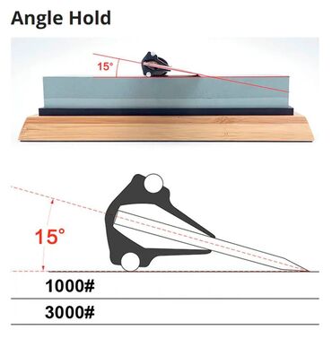Ostala kuhinjska oprema: Nov fiksator ugla za oštrenje noža na kamenu koji održava stalan ugao na lalafo.rs — 7 Ostala kuhinjska oprema: Nov fiksator ugla za oštrenje noža na kamenu koji održava stalan ugao — 7