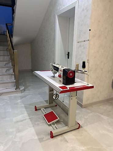 Yamata sənaye tikiş maşını – stol və pedalla tam komplekt