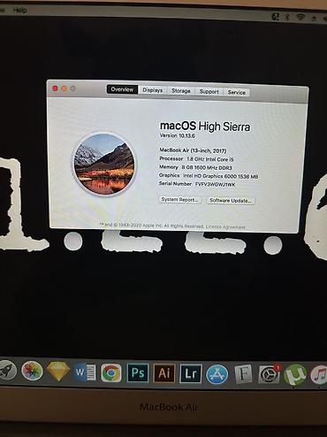 Apple MacBook: MacBook Air satılır! 2017-ci il, yaddaş 128gb. Xanım istifadə edib — 4