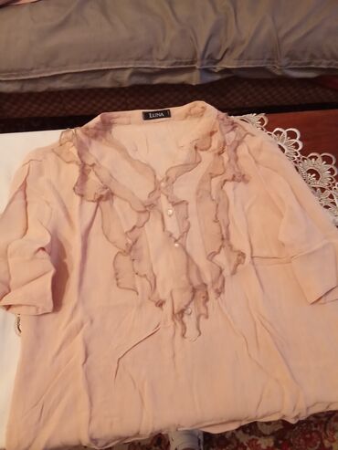 havajske košulje: XL (EU 42), Single-colored, color - peach