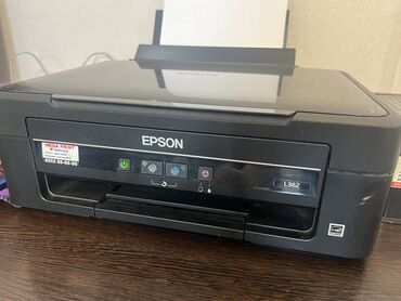 принтер цветной: Многофункциональный принтер, цветной, струйный Epson L362. Для печати