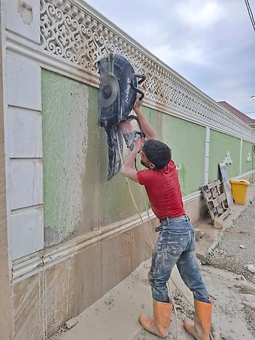Услуги: Beton kəsmə və deşik açma xidməti - Armaturlu beton, daş, beton divar — 1