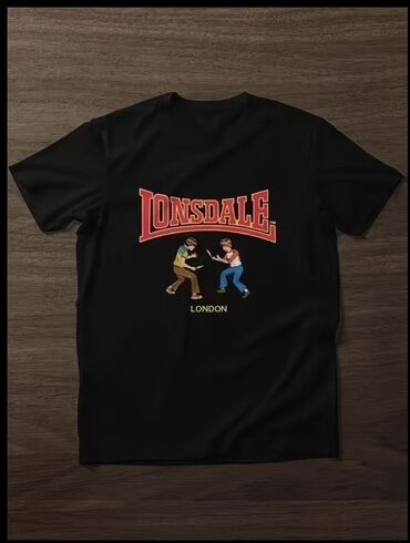мужская футболка с рисунком: Футболка LONSDALE London с принтом - Модель: классическая футболка с