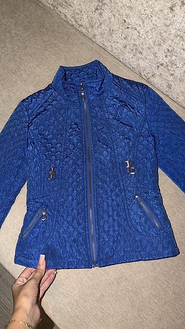 şalvar cins: 2-3 yas Usaq üçün mavi rəngli yüngül qısa qapiton jaket - Rəng: canlı — 2