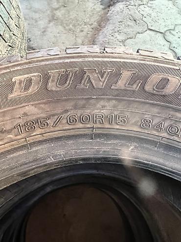 60: Зимняя японская шина. Фирма Dunlop made in Japan. Размер 185/60R15 — 5