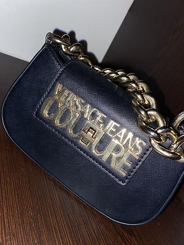 Çantalar: Versace Jeans Couture brendinə məxsus original çanta. Çexol və uzun — 3