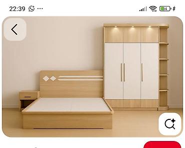 interturan mebel: İkinəfərlik çarpayı, Dolab, Yeni — 1