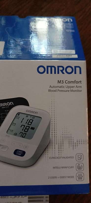 Tonometrlər: №1! Omron m7 yaponiya istehsallı tonometr+orijinal omron adaptoru-220 — 10