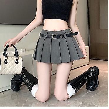 Костюмы с юбкой: Костюм с юбкой, Модель юбки: Плиссе, Мини, Топ, Китай, L, XL — 9