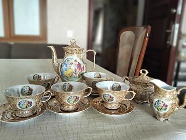 Qab-qacaq və mətbəx ləvazimatları: Çay dəsti, Farfor, 5 nəfərlik — 1