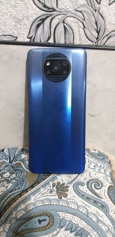 винтилятор для телефона: Poco X3 Pro, Б/у, 256 ГБ, цвет - Голубой, 2 SIM