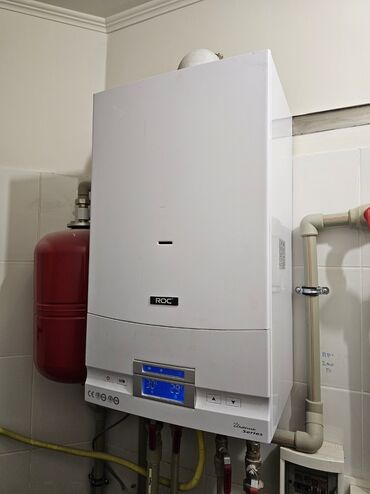купить газовый котел бу: Газовый котёл двухконтурный ROC 31кВт. Рабочий. Эксплуатировался с