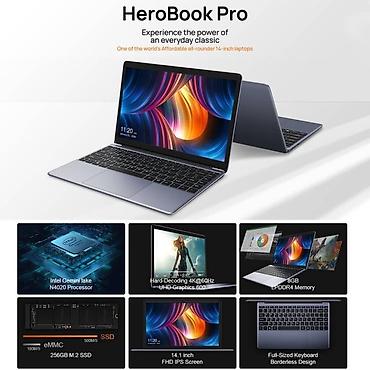 для чтения: Ноутбук Chuwi HeroBook Pro, Intel N4020 (2 ядра/2потока, up to — 6