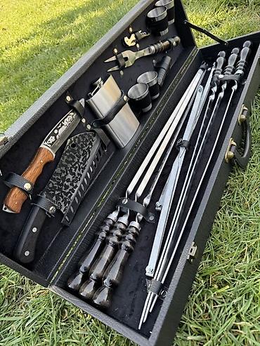 Шашлычные наборы: 🔥 Настоящий мужской набор для шашлыка в кейсе! 🔥 Когда дело доходит — 7