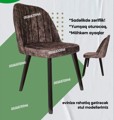 tek stollar: Qonaq otağı üçün, Yeni, Qatlanmayan, rəng - Ağ Stul
