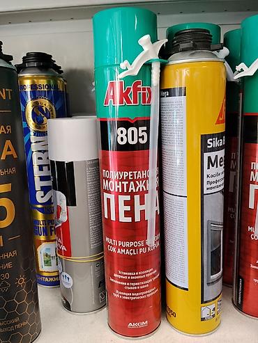 поролон для студии звукозаписи: Полиуретановая монтажная пена Akfix 805 - Универсальная монтажная — 1