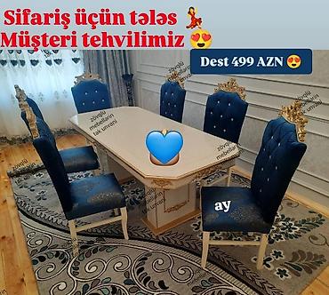 reception is elanlari: Masa və oturacaq dəstləri — 1