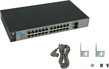 Modemi, ruteri i mrežni uređaji: HP 1810-24G v2 Switch (J9803A) – gigabitni, rack-mount upravljivi svič — 1