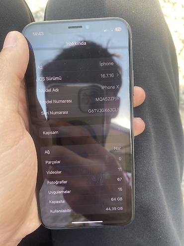 prodat iphone: IPhone X, 64 GB, Space Gray, Face ID — 3