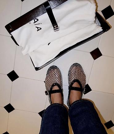 Личные вещи: Продаю Балетки Alaïa Paris Mary Jane с кристаллами - Модель: Mary — 3