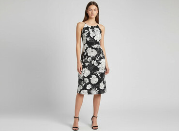 sukienka dekolt halter: H&M, Sukienka damska, rozmiar XS