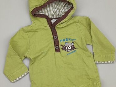 sukienka butelkowa zieleń długa: Sweatshirt, 3-6 months, condition - Very good