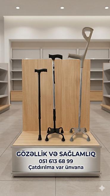 Əsa xasa baston çəlik asa çatdırılma var ünvana əsa 10 ₼ dörd