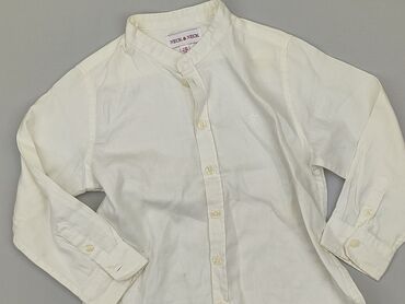 długa niebieska sukienka letnia: Shirt 3-4 years, condition - Good, pattern - Monochromatic, color - White