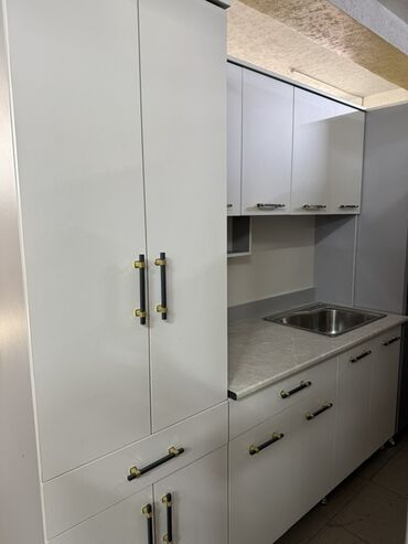 Кухонные гарнитуры: Кухонный гарнитур, Новый, цвет - Белый, Бесплатная доставка — 23