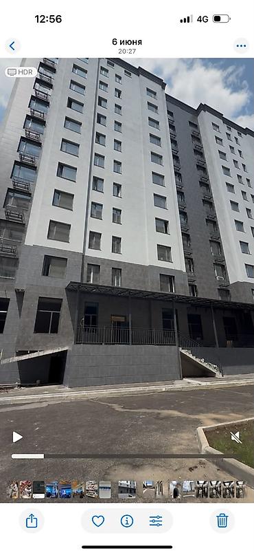 27: 1 комната, 53 м², Асанбай мкр Элитка, 2 этаж, ПСО (под самоотделку) — 2