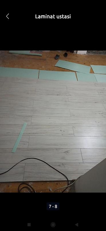 massiv parket: Laminat ustasi Her nov laminatlarin parketlerin vurulmasi Laga dikt — 8