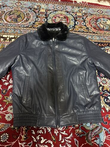 кожаная куртка мужская: Kurtka, Dəri, Qış, S