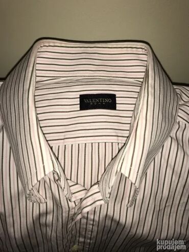 Košulje: Original VALENTINO kosulja L KAO NOVE 100% extra fine cotton Ramena — 8