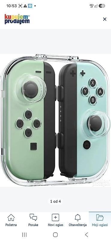 gps za auto cena: Prozirna PC kutija za Nintendo Switch Joy-Con kontrolere - — 4