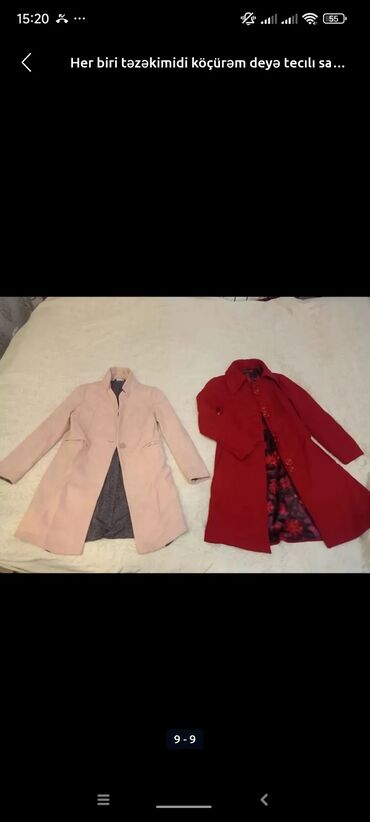 Dəstlər, kostyumlar: Qadın geyim dəsti - İki hissəli klassik kostyum: göy rəngdə şalvar və — 15