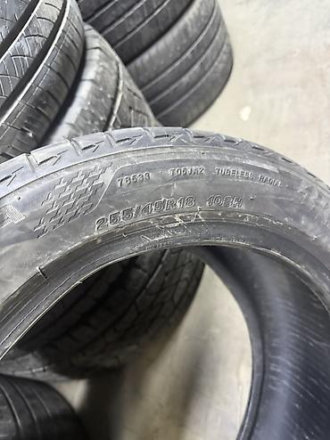 255: Шины 255 / 45 / R 18, Лето, Б/у, Пара, Легковые, Bridgestone — 2