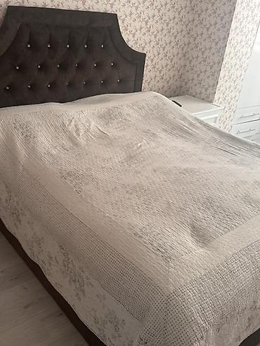 Çarpayılar: Mebel dəsti – çarpayı - Nəfəsalan parça ilə üzlənmiş, yumşaq süngərli — 1
