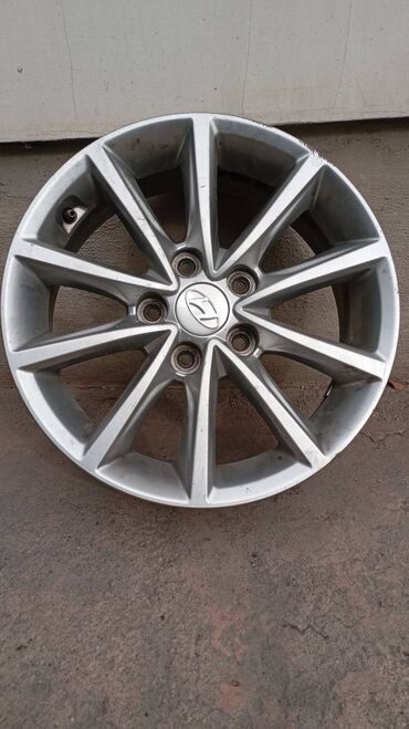 шины на сонату: Литые Диски R 16 Hyundai, Комплект, отверстий - 5, Б/у