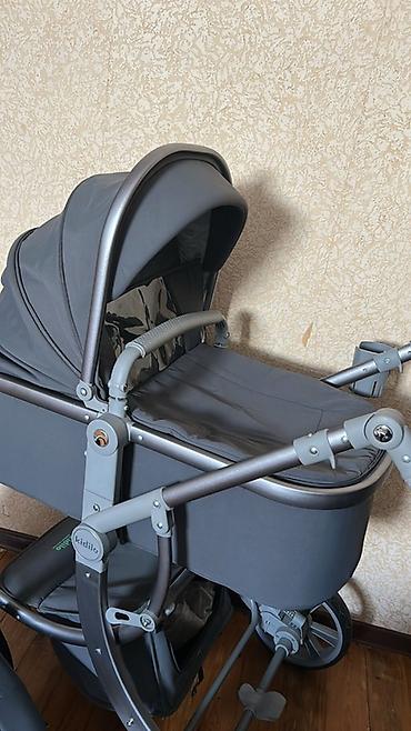 avtokreslo: Kidilo 3‑ü 1‑də uşaq arabası dəsti - Rəng: boz/gri - Komplekt: şassi — 4