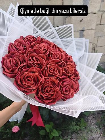 8 mart hediyelik: Buketlər, səbətlər — 1