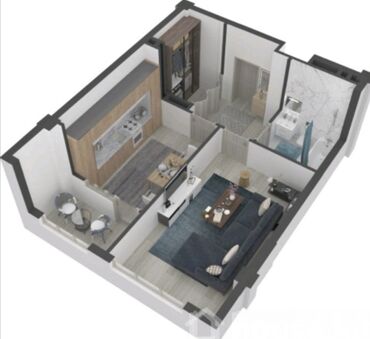 жилье в новостройках: 1 комната, 45 м², Элитка, 9 этаж, ПСО (под самоотделку)
