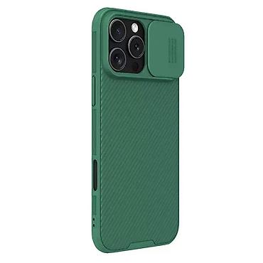 Maske i futrole za telefone: Maska Nillkin CamShield Pro za iPhone 16 Pro Max 6.9 zelena. Uz brzu — 3