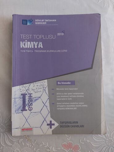 kimya 8 ci sinif dim test cavablari: Kimya test toplusu