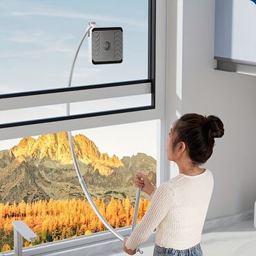 Maqnitli şüşə silən: Susə silən Wuwə silən Bu ikitərəfli U formalı teleskopik təmizləyici — 2