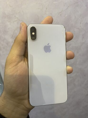 iphone x silver: IPhone X, 64 GB, Gümüşü