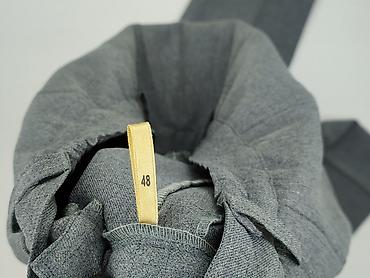 jasnoszary: Spodnie materiałowe damskie, rozmiar 4XL — 5