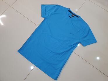 gajić majice: Short sleeves T-shirt, S (EU 48), Nike, color - Light blue, Cotton