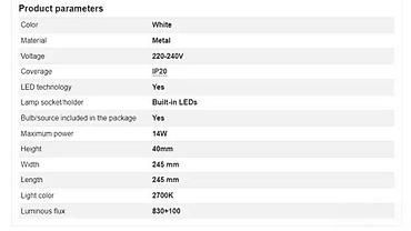 Rasveta: Paulmann Wall/Ceiling Sun RGB LED panel 245 × 245 mm, 2700K, 230V, alu — 11
