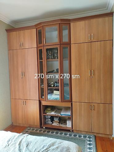 Çoxfunksiyalı divar dolabı – 270 sm x 270 sm ölçülü - Material: ağac