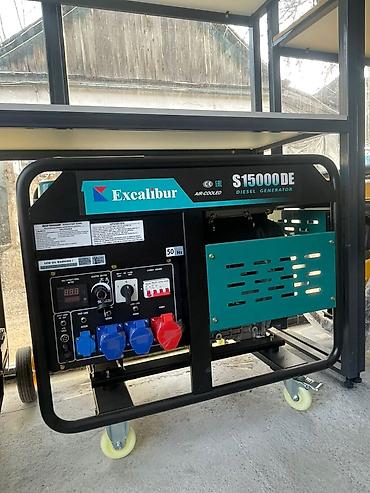 Генераторы: Дизельный генератор Excalibur S15000DE - Тип: дизельный, воздушное — 3